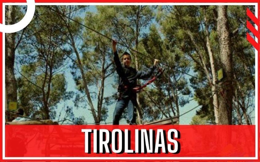 25 actividad despedida Salou Tarragona Tirolinas