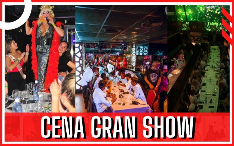 cena gran show tropical salou
